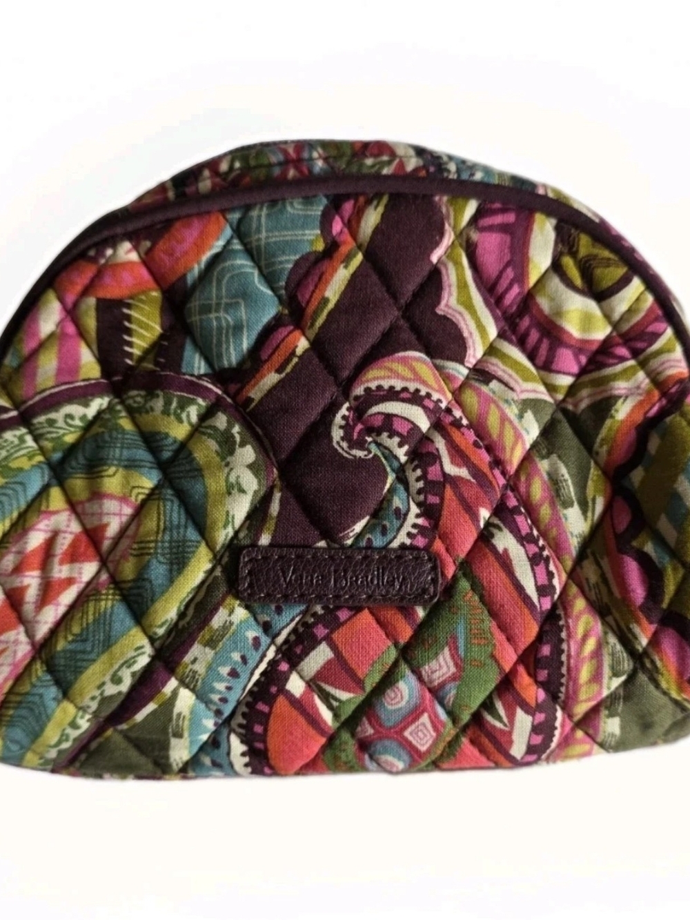 Vera Bradley Quilted Paisley Cosmetic Pouch - Multicolor